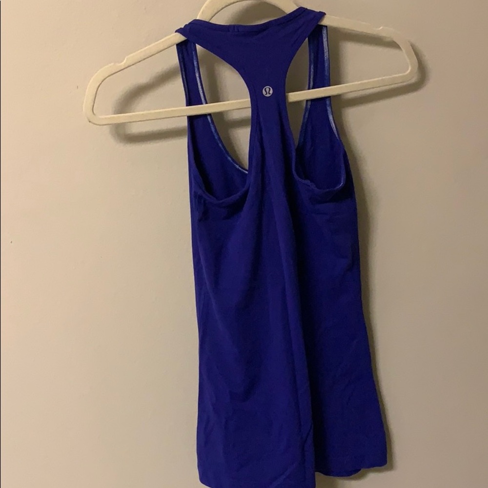 Cobalt Blue Lululemon Cool Racerback - Picture 3 of 4